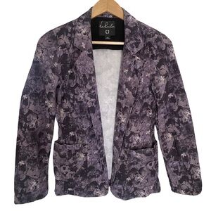 Aritzia | Talula Purple Floral Kent Blazer sz 0